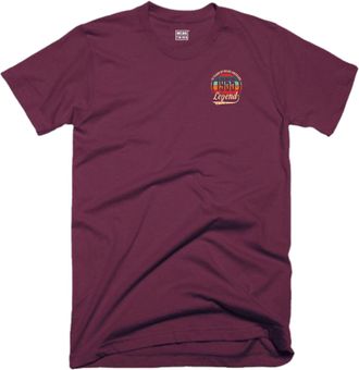 Generic 70th Birthday T Shirt Pocket 70 Years of Being Awesome Legend Born in 1955 Vintage Funny Gift Tee Top (UK, Alpha, L, Regular, Regular, Maroon)