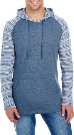 Burnside Raglan Sleeve Hoodie in Navy at Nordstrom Rack, Size Xx-Large