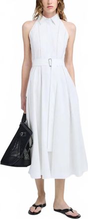 Proenza Schouler Dorothy Midi Dress In White