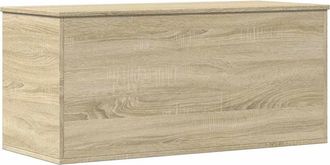 vidaXL Caja De Almacenaje Madera Ingenier&iacute;a Roble Sonoma 100x42x46 Cm Vidaxl