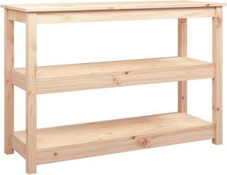 vidaXL Console Table 110x40x74 cm Solid Wood Pine Vidaxl