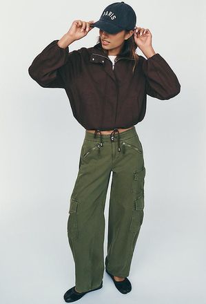 Pilcro Aero Wide Leg Cargo Pants