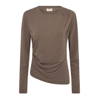 Mos Mosh MOS Mosh, Dames, Tops, Bruin, Maat: XL Katoen