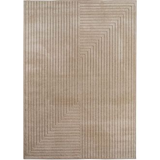 Nazar Rugs Alfombra interior/exterior estilo escandinavo beige - 240x340