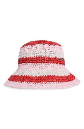 Barbour Esther Crochet Hat in Poppy Red Mix at Nordstrom, Size Medium