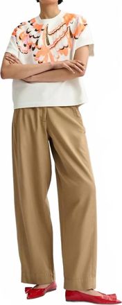 Essentiel Jolies Embroidered Sweatshirt In Multicolor/off-White