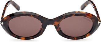 Tom Ford Sunglasses Ft1186 52 E Carmen Havana/Brown Women