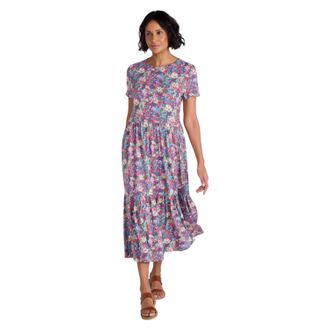 Mountain Warehouse Dames Sardini&euml; Bloemen UV Laagjes Jurk (Multikleur)