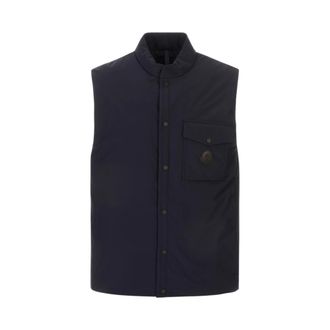 Moncler Vests, male, Blue, Size: XL Shell Shipton Jacket