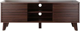 Calicosy Calicosy - Mueble de tv con frentes de efecto madera estriada L140 cm - fribourg
