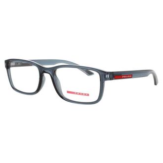 Prada Mens Transparent Rectangular Eyeglass Frames PS06RVCZH1O153