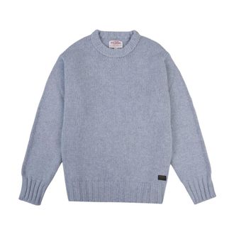 Filson Jersey Bristol con cuello redondo - Knitwear - Hombre - Azul - M