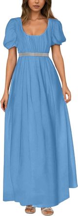 Generic Regency Dress, Renaissance Dress, Regency Dresses Costume Empire Waist Long Dress 2025