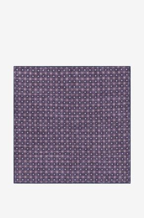 Brunello Cucinelli Seiden-Einstecktuch mit Bl&uuml;tenmotiv