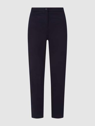 Christian Berg Stoffhose aus Viskosemischung in Dunkelblau, Größe 34