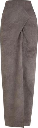 Cortana Fania Skirt - Dames - Maxi Rokken - Grijs - XS - Linnen - Rokken
