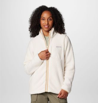 Columbia Fleecejacke COLUMBIA West Bend Full Zip II, Damen, Gr. XL, chalk, Obermaterial: 100% Polyester, normal, Jacken Fleecejacke