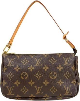 Louis Vuitton Pre-owned Vintage Handbag - Dames - Vintage Handtas - Bruin - ONE Size - Vintage