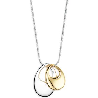 Nordstrom Bubbly Link Pendant Necklace in Gold- Silver at Nordstrom