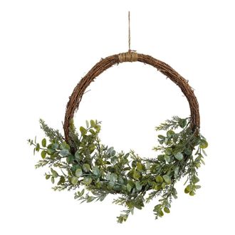 house of seasons Corona decorativa verde h7xb45xl45cm
