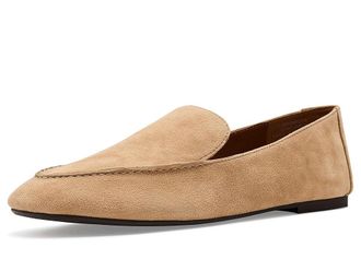 Madewell Dolly Glove Loafers - Suede Womens Dress Flat Shoes Walnut Shell : 10.5 M, Leather