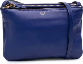 Celine 2013 Small Lambskin Trio crossbody bag - Blue