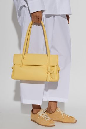 Jacquemus Leather Bag Turismo Long, Womens, Yellow