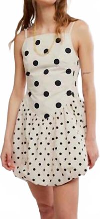 Free People Misty Mini Dress In Tea Combo