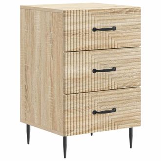 vidaXL Armario De Noche Con Caj&oacute;n Roble Sonoma 43 X 41 X 66,5 Cm Vidaxl