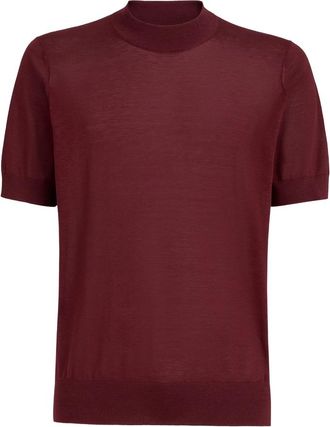 Brunello Cucinelli Mock-neck Knit T-shirt