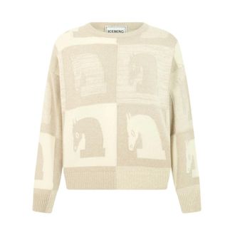 Iceberg Maglione Girocollo - - Knitwear - Donna - Multicolore - S