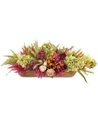 Creative Displays Inc. Handmade 28 Fall Wreath With Roses & Pampas