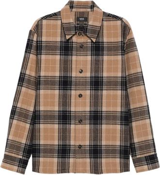 A.P.C. A. p.c. Plaid Check-pattern Shirt