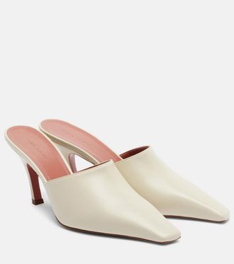 Amina Muaddi Mules Jamie de piel