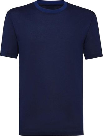 Billionaire Boys Club T-Shirt Ronde Hals Crest - Heren - T-shirts - Blauw - XS - Katoen - Tops