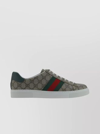 Gucci jacquard fabric platform sneakers