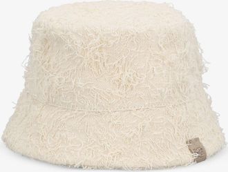 Brunello Cucinelli Cappello bucket con applicazione - BRUNELLO CUCINELLI - gender_Woman