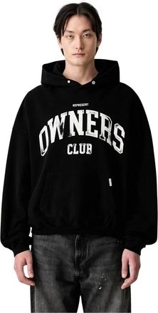 Represent Represent, Hoodies & sweatvesten, Heren, Zwart, XL, Katoen, Owners Club Hoodie