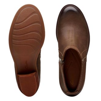 Clarks Neva Lo Dark Tan 26175258 Womens