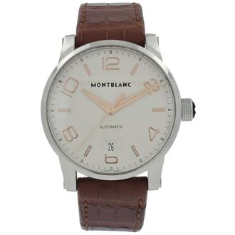 Montblanc Pre-owned Montblanc Timewalker White Dial Mens Watch 110340