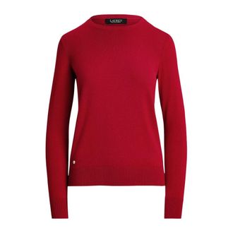 Ralph Lauren Lauren Ralph Lauren Sweaters - Dames - Ronde hals truien - Rood - L - Truien & Vesten