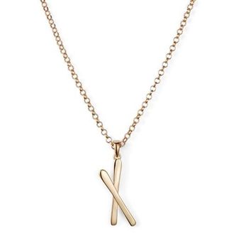 Toolally Snow Kiss Pendant Necklace in Gold Vermeil at Nordstrom