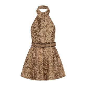 Zimmermann Cascadian Halterneck Playsuit