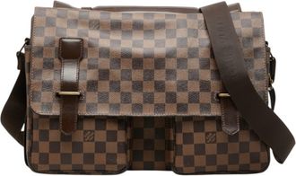 Louis Vuitton Damier Brown Pvc Leather Shoulder Bag (Pre-Owned)