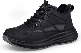 Generic Mens Gym Trainers - Mens Thermal Insulated Winter Walking Sneakers with Arch Support for Outdoor Hiking and Casual Everyday Wear Lightweight Breathabl