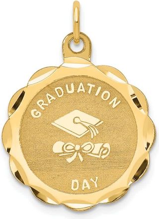 Diamond2Deal 14k Yellow Gold GRADUATION DAY Charm