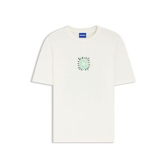 HUGO BOSS Printed-artwork T-shirt in cotton jersey