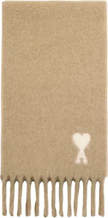 Ami Bufanda De Coeur - Accessories - Hombre - Beige - ONE SIZE