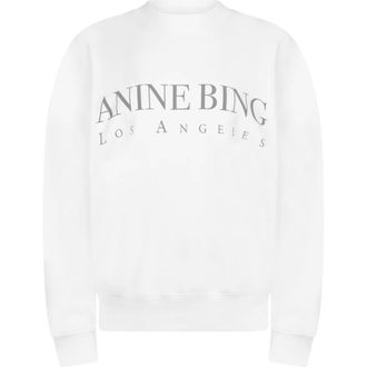 Anine Bing Mujer, Sudaderas, Blanco, Talla: M