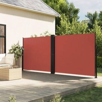 Berkfield Home Retractable Side Awning Terracotta 160x1200 cm in Orange